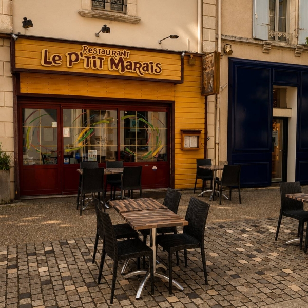 Le P'tit Marais - Restaurant Place Napoléon - Restaurant  - Restaurant la-Roche-sur-Yon - Restaurant Roche sur Yon - Restaurant à la Roche sur Yon - Resto la Roche sur Yon